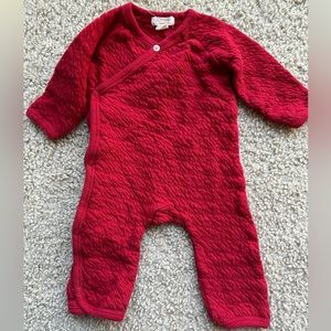 Burt’s Bees Kimono Quilted Baby Romper Newborn